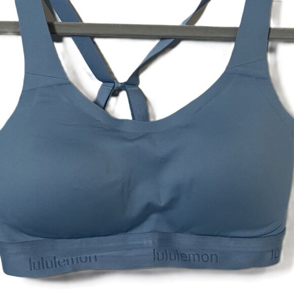 Lululemon Fine Form Bra Utility Blue UTYB - Size 32C - Picture 4 of 10